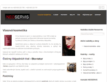 Tablet Screenshot of neoservis.cz